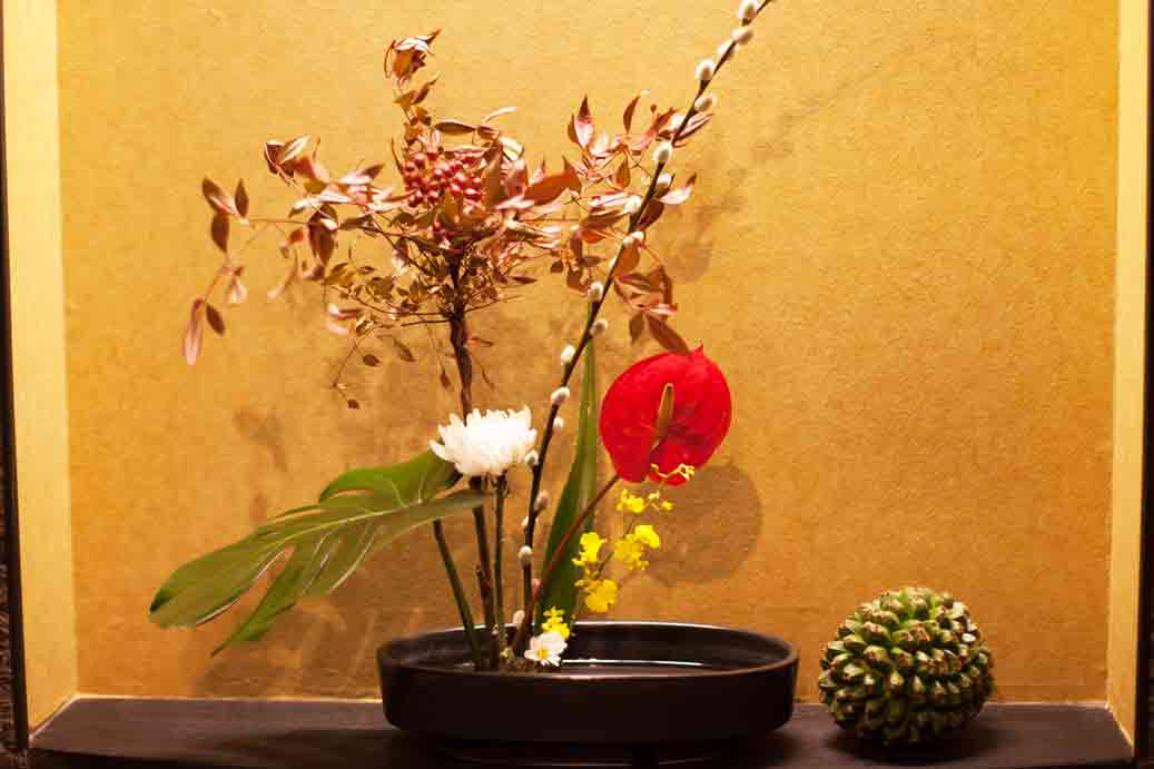 宮古島の四季の生け花