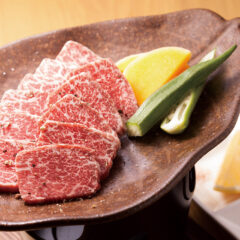 A5ランク宮古牛 シャトーブリアンの陶板焼肉